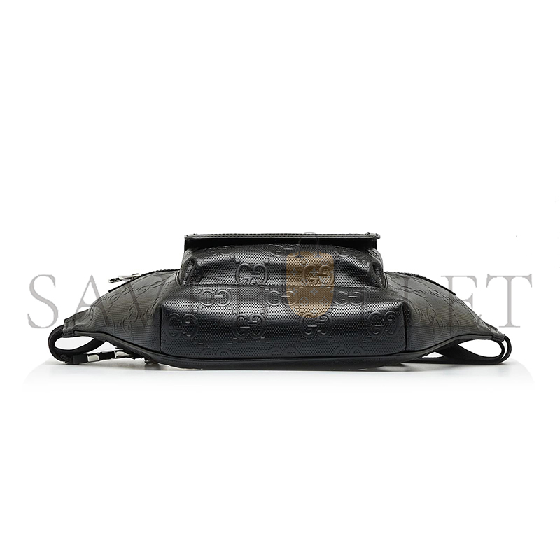 GUCCI GG EMBOSSED BELT BAG 645093 (28*18*8cm)